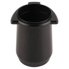 Coffee Powder Cup 54mm Aluminum Alloy Powder Feeder Cup Compact Lightweight Anti Flying Coffee Dosing Mug for Breville 8 Black