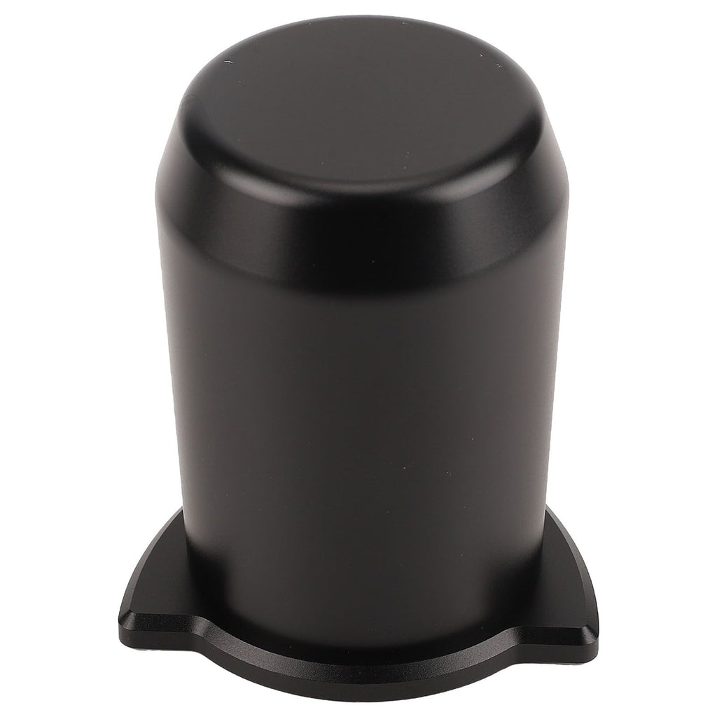 Coffee Powder Cup 54mm Aluminum Alloy Powder Feeder Cup Compact Lightweight Anti Flying Coffee Dosing Mug for Breville 8 Black