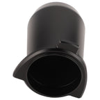 Coffee Powder Cup 54mm Aluminum Alloy Powder Feeder Cup Compact Lightweight Anti Flying Coffee Dosing Mug for Breville 8 Black