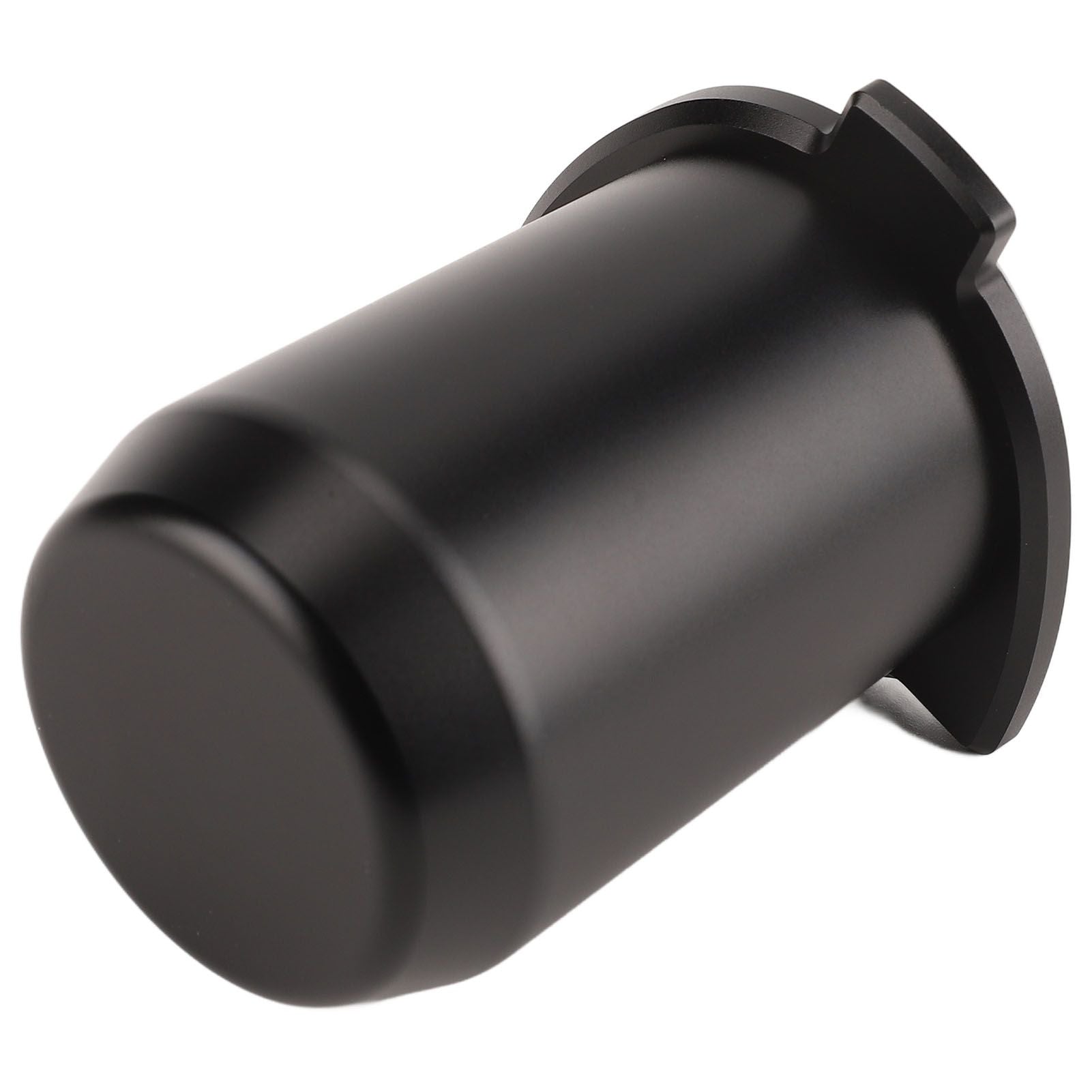 Coffee Powder Cup 54mm Aluminum Alloy Powder Feeder Cup Compact Lightweight Anti Flying Coffee Dosing Mug for Breville 8 Black