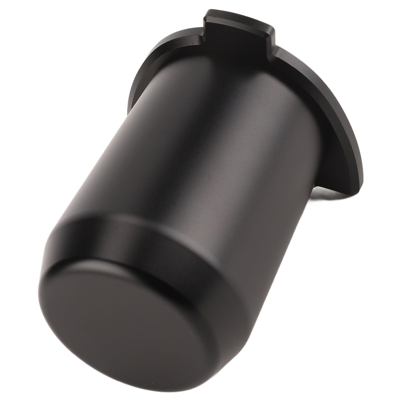 Coffee Powder Cup 54mm Aluminum Alloy Powder Feeder Cup Compact Lightweight Anti Flying Coffee Dosing Mug for Breville 8 Black
