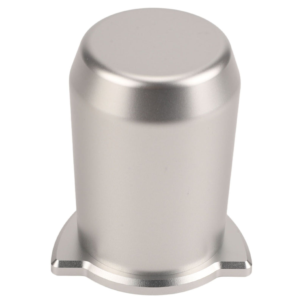 Coffee Powder Cup 54mm Aluminum Alloy Powder Feeder Cup Compact Lightweight Anti Flying Coffee Dosing Mug for Breville 8 Silver