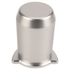 Coffee Powder Cup 54mm Aluminum Alloy Powder Feeder Cup Compact Lightweight Anti Flying Coffee Dosing Mug for Breville 8 Silver