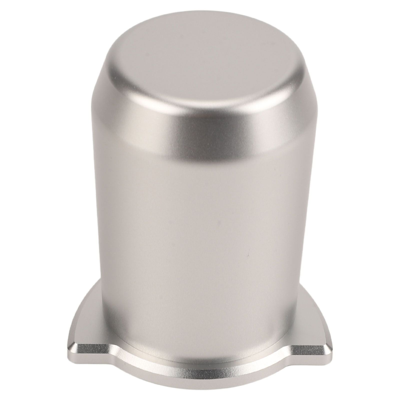 Coffee Powder Cup 54mm Aluminum Alloy Powder Feeder Cup Compact Lightweight Anti Flying Coffee Dosing Mug for Breville 8 Silver