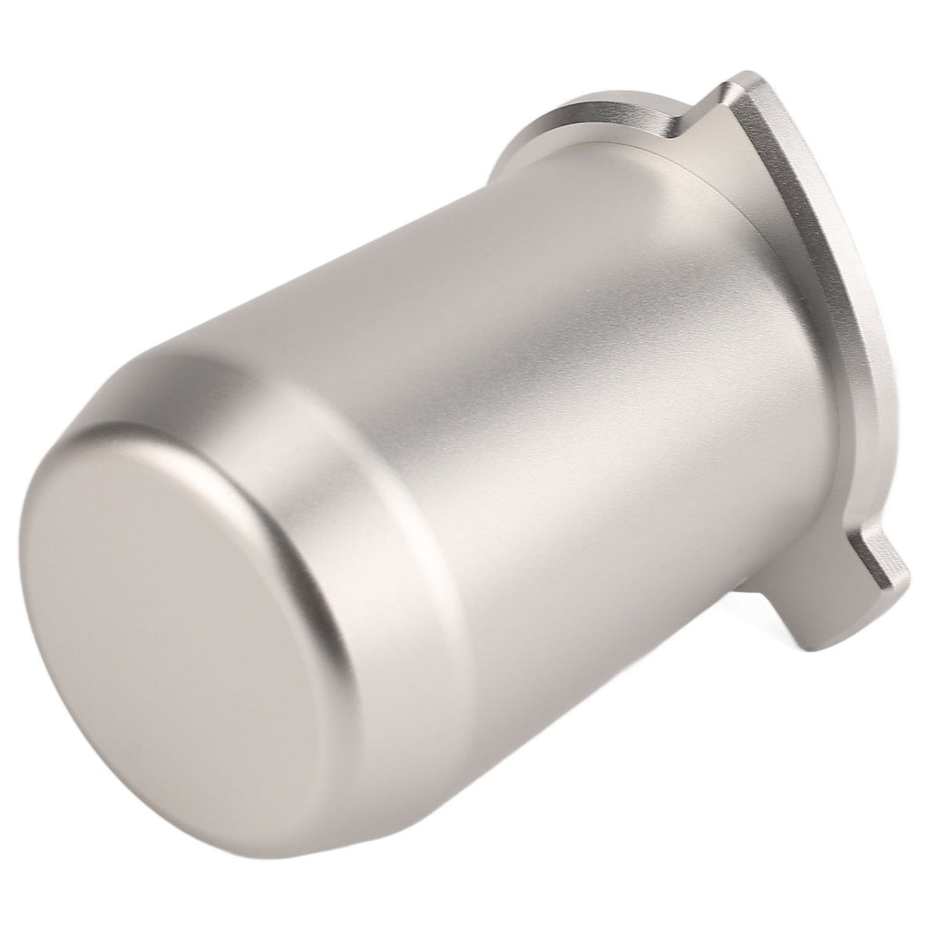 Coffee Powder Cup 54mm Aluminum Alloy Powder Feeder Cup Compact Lightweight Anti Flying Coffee Dosing Mug for Breville 8 Silver