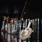 Stainless Steel Bar Strainer Multifunctional Cocktail Strainer Kitchen Household Wine Filter Colander