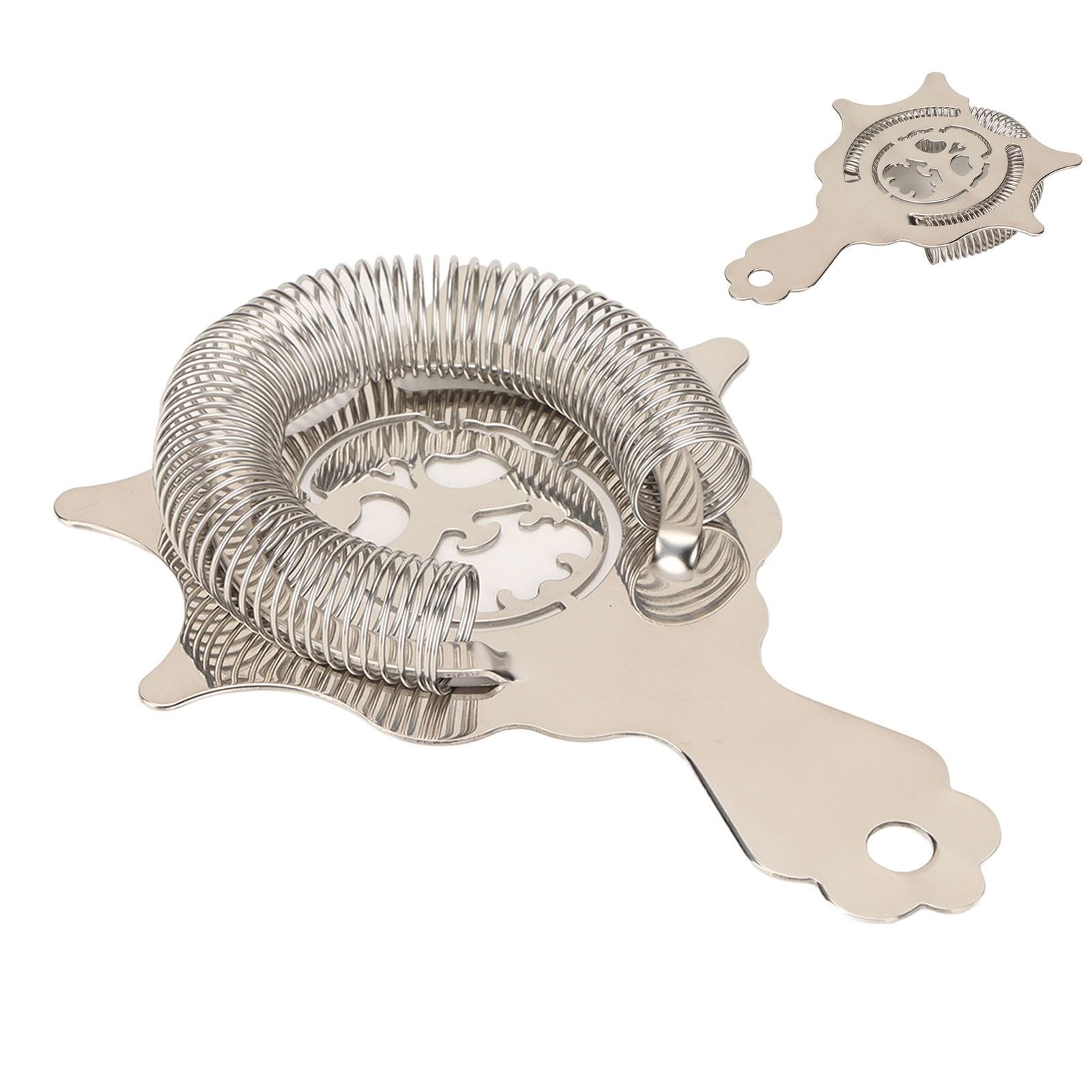 Cocktail Strainer Stainless Steel Bar Cocktail Strainer Filter Multifunctional Bartender Ice Filter