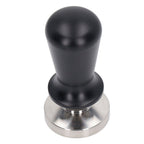 Coffee Powder Hammer Constant Elasticity Stainless Steel Coffee Tamper for Home Black 58mm/2.3in