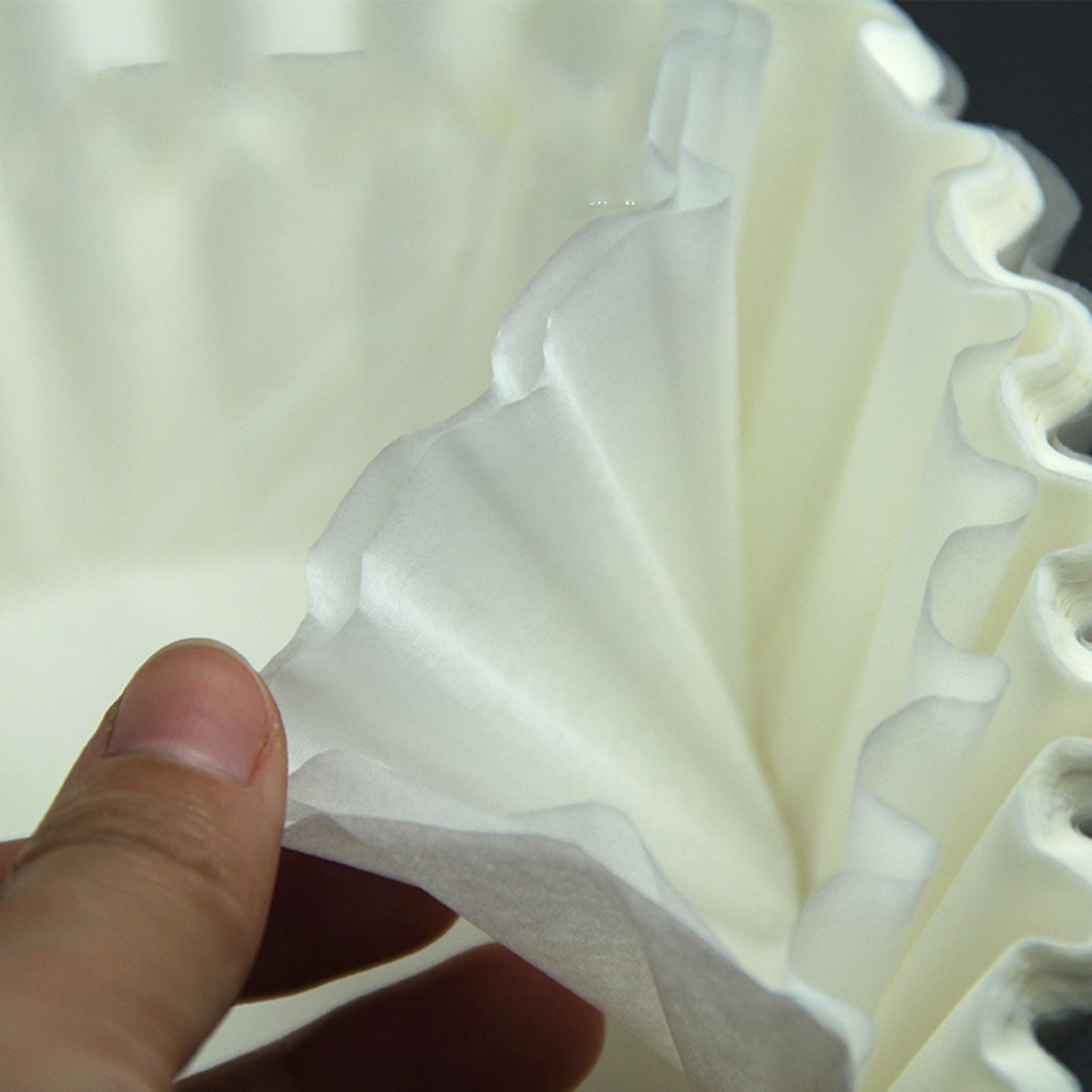 Disposable Coffee Filter Set Basket Coffee Filter Paper Replacement Accessory for Coffee Maker 50 Sheet