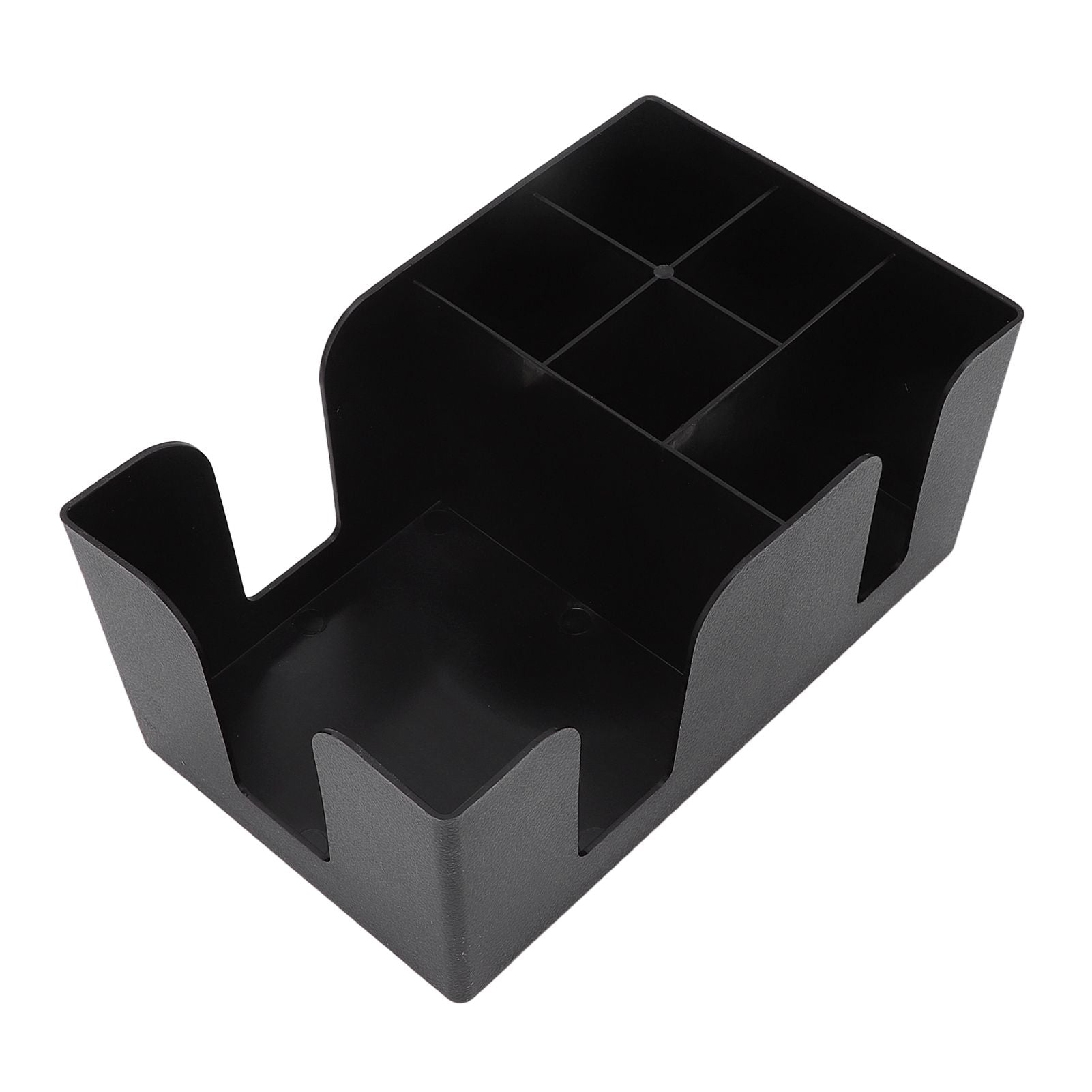 Coffee Station Organizer Multifunction Classification ABS Upright Coffee Condiment Organizer with 6 Compartments
