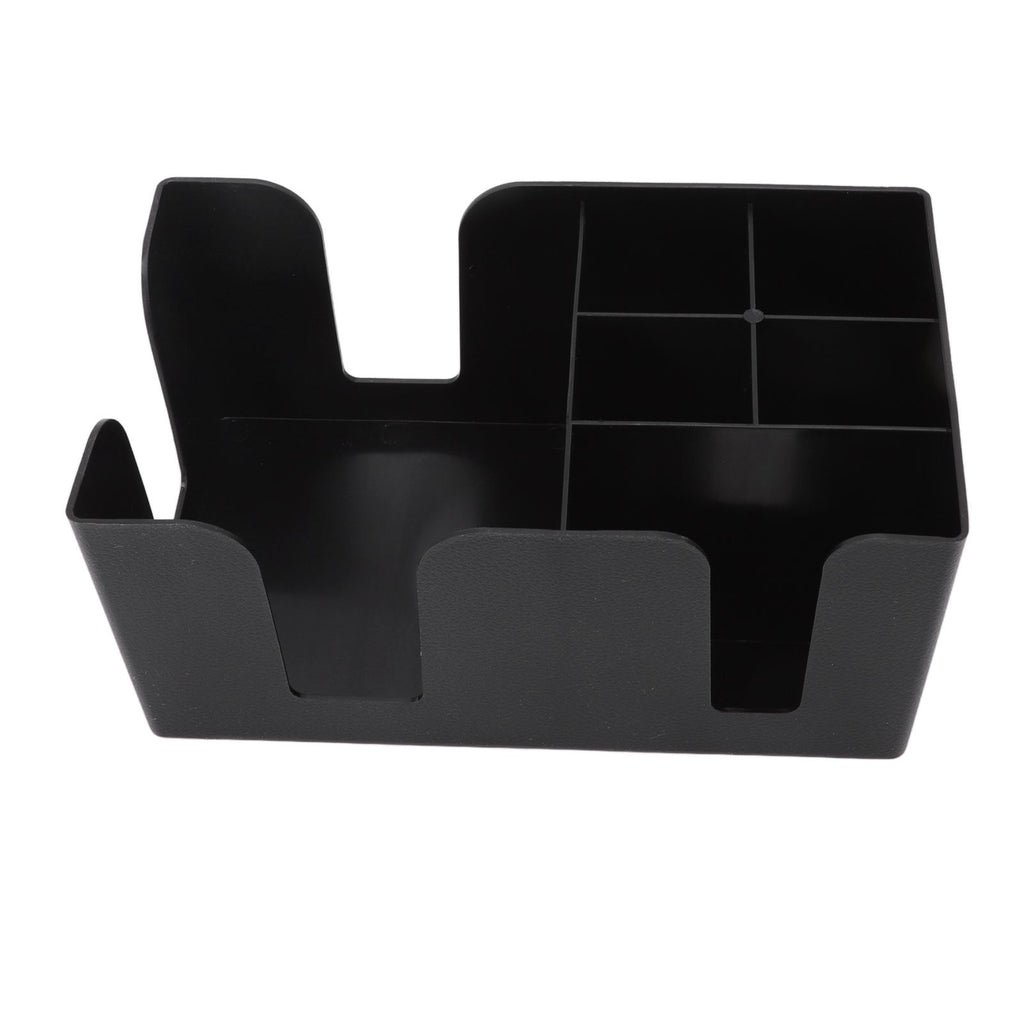 Coffee Station Organizer Multifunction Classification ABS Upright Coffee Condiment Organizer with 6 Compartments
