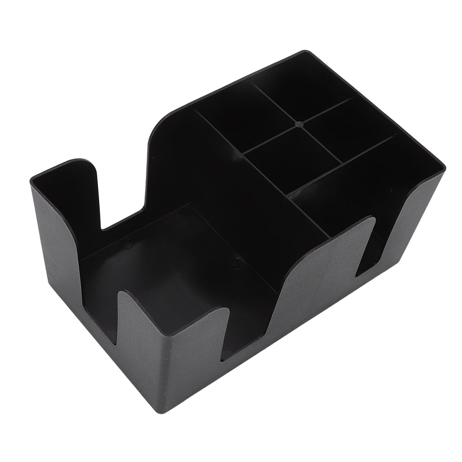 Coffee Station Organizer Multifunction Classification ABS Upright Coffee Condiment Organizer with 6 Compartments