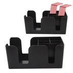 Coffee Station Organizer Multifunction Classification ABS Upright Coffee Condiment Organizer with 6 Compartments