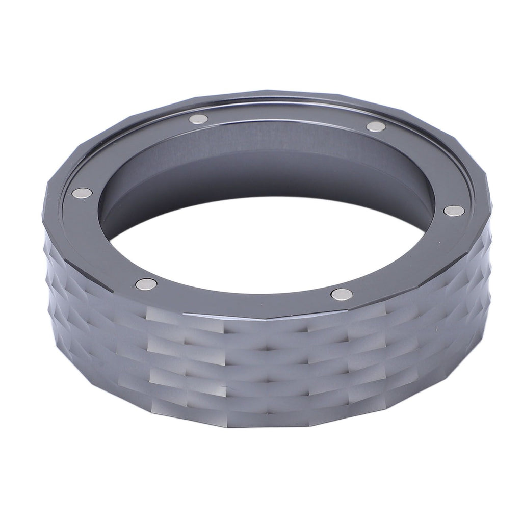 Dosing Funnel Aluminum Alloy Coffee Machine Portafilter Magnetic Coffee Dosing Ring for Home Office