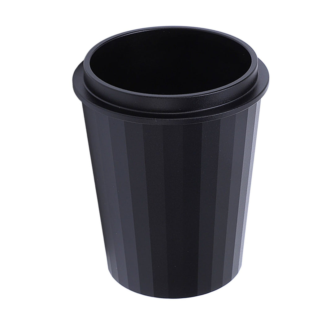 51mm Coffee Dosing Cup Aviation Aluminum Alloy Cup Powder Feeder for Coffee Maker Bean Grinder Kitchen Black