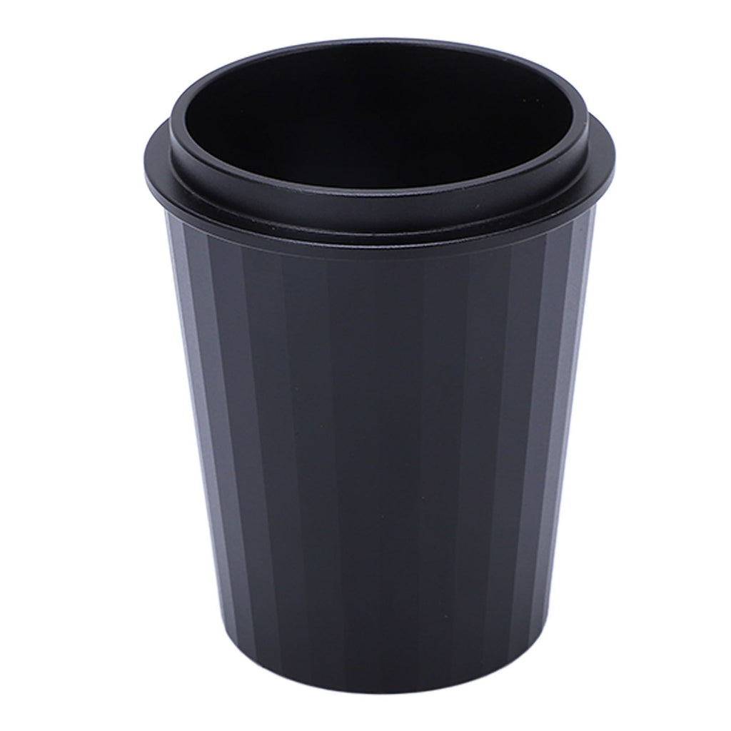 51mm Coffee Dosing Cup Aviation Aluminum Alloy Cup Powder Feeder for Coffee Maker Bean Grinder Kitchen Black