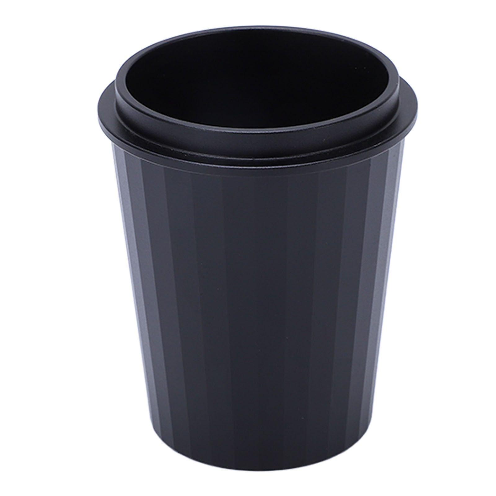 51mm Coffee Dosing Cup Aviation Aluminum Alloy Cup Powder Feeder for Coffee Maker Bean Grinder Kitchen Black