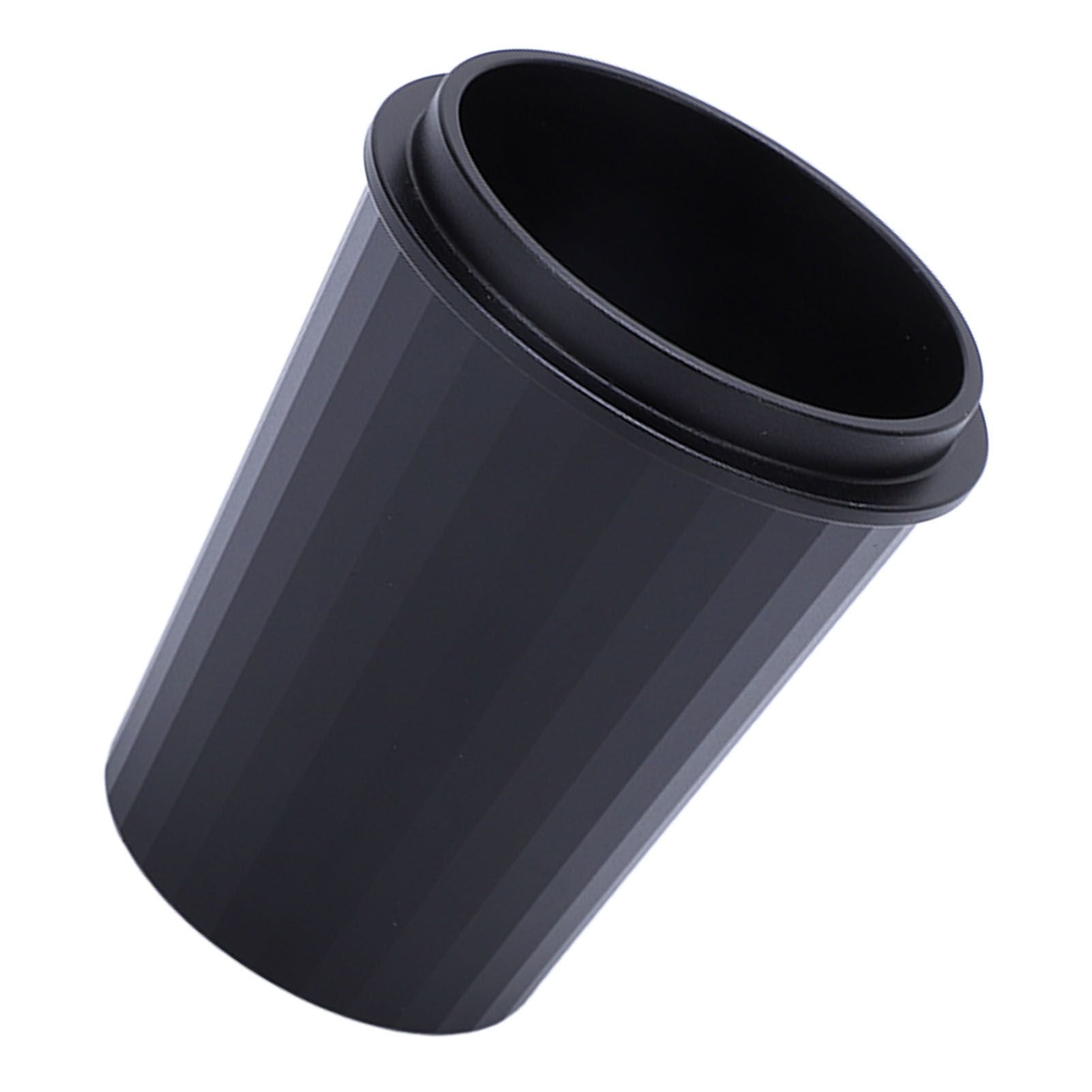 51mm Coffee Dosing Cup Aviation Aluminum Alloy Cup Powder Feeder for Coffee Maker Bean Grinder Kitchen Black