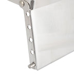 Stove Stand Rack Stainless Steel Silver Foldable Multifunctional Portable Picnic Pot Bracket for Camping Traveling