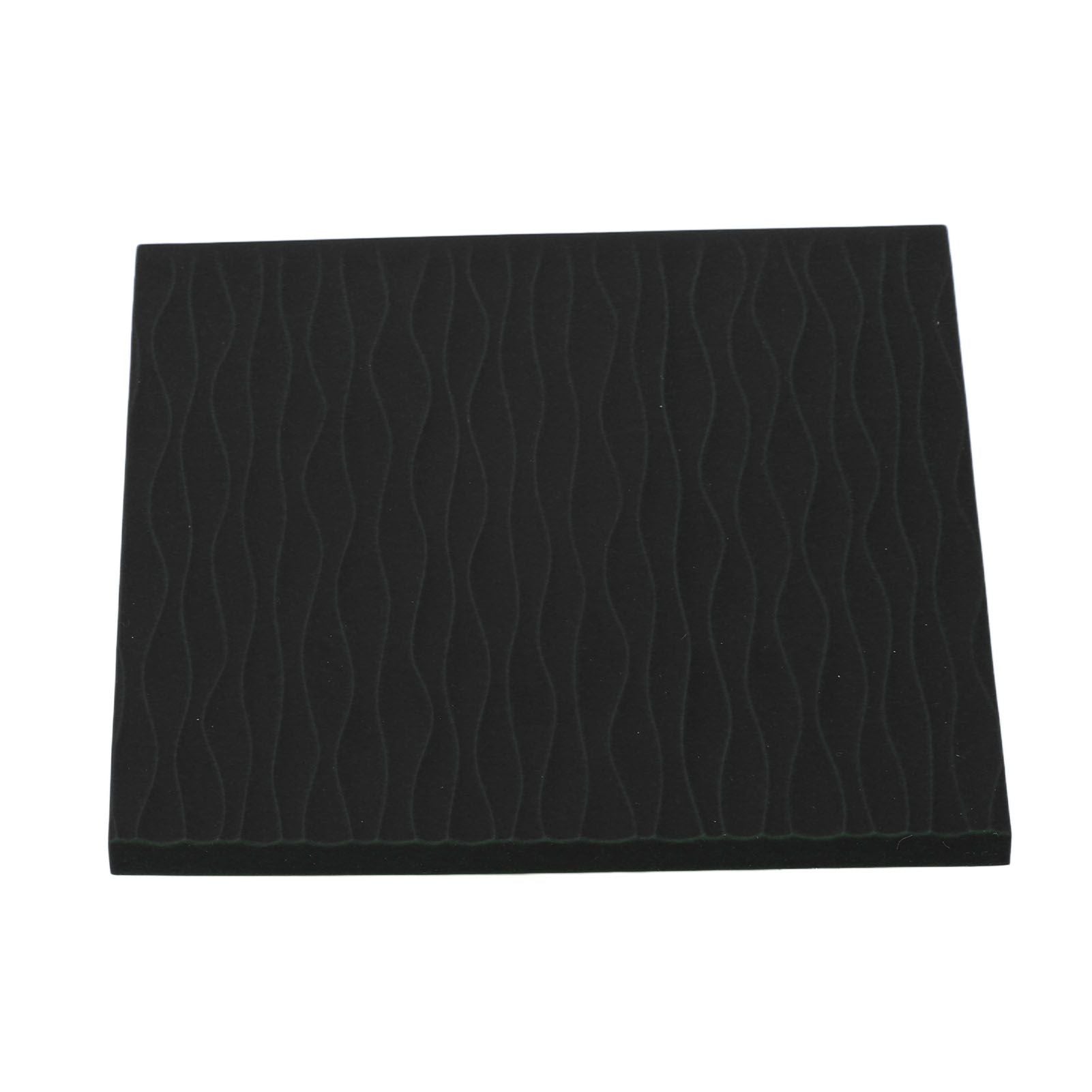 Anti Slip Coffee Tamping Mat Food Grade Silicone Tamper Mat for Home Kitchen Bar Coffee Shop Black