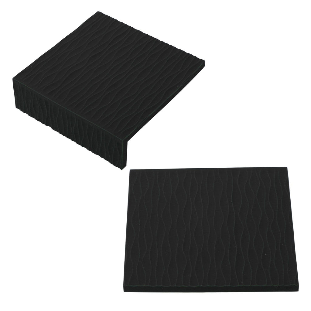Anti Slip Coffee Tamping Mat Food Grade Silicone Tamper Mat for Home Kitchen Bar Coffee Shop Black