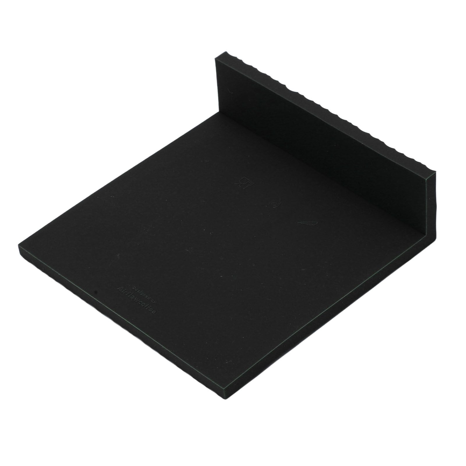 Anti Slip Coffee Tamping Mat Food Grade Silicone Tamper Mat for Home Kitchen Bar Coffee Shop Black