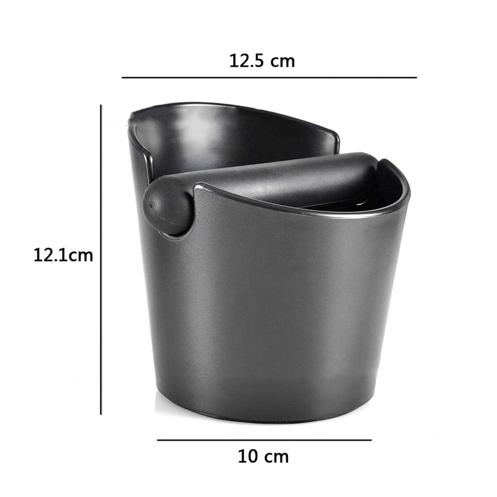 Coffee Knocking Grounds Box ABS Coffee Dump Bin Coffee Ground Knock Container for Home Restaurant 12.5x10x12.1cm