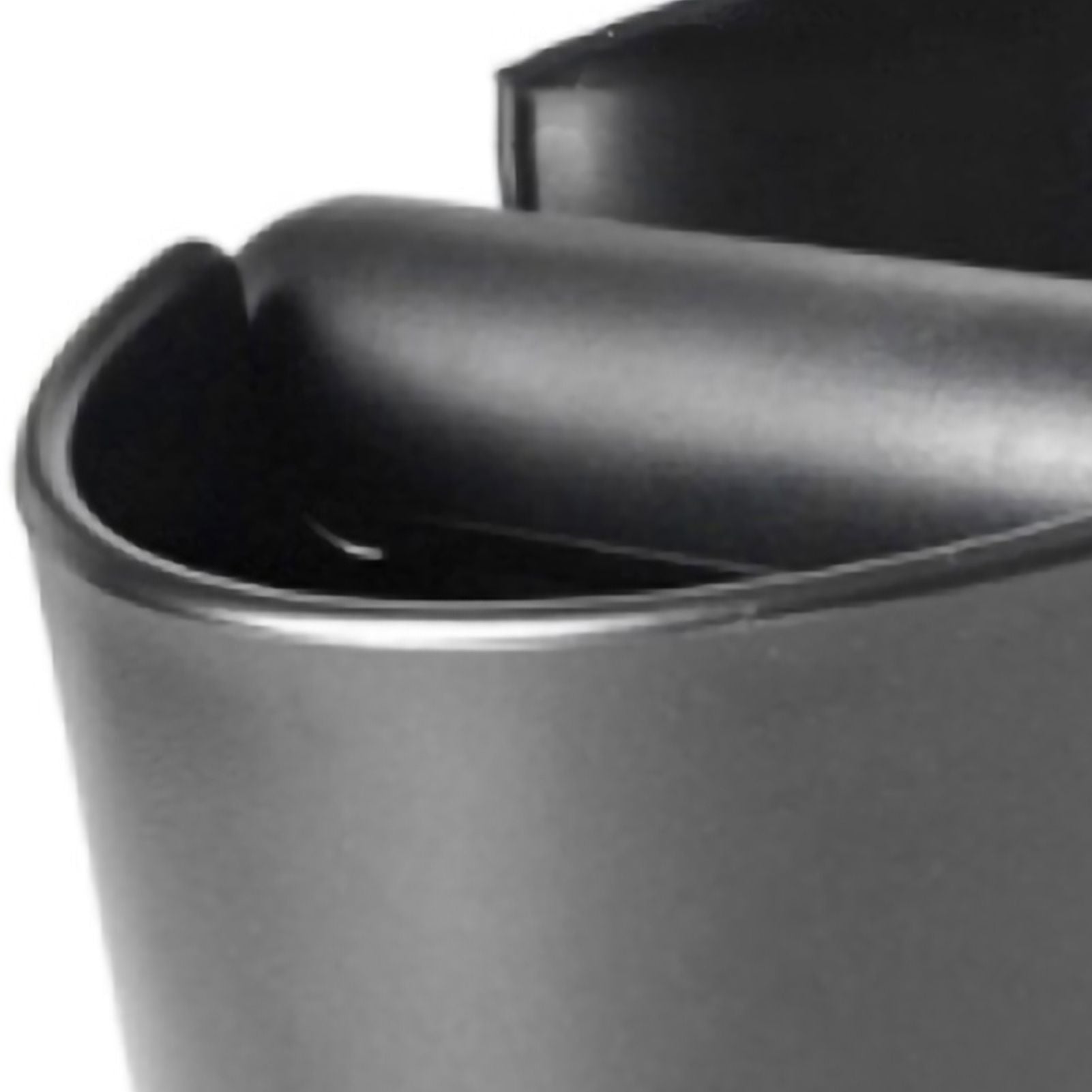 Coffee Knocking Grounds Box ABS Coffee Dump Bin Coffee Ground Knock Container for Home Restaurant 16.3x15x13cm