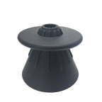 Coffee Filter Cup Food Grade Silicone Conical Coffee Dripper with Isolation Ring for Home Black