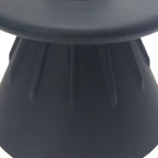 Coffee Filter Cup Food Grade Silicone Conical Coffee Dripper with Isolation Ring for Home Black