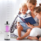 Mosquito Killing Lamp Electric Shock Strong Suction USB Rechargeable Mosquito Trap Lamp Zapping Light for Indoor Outdoor Rechargeable (Electric Shock and Strong Suction to Kill Mosquitoes) USB