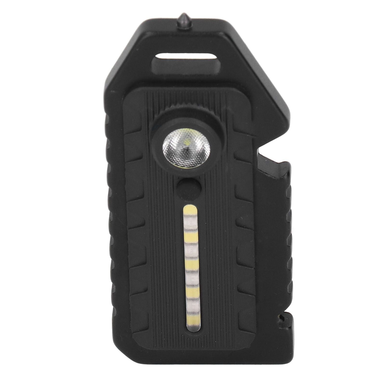 Pocket Flashlight Multifunction Keychain Flashlights Waterproof Whistle Emergency Light with Multiple Lighting Modes