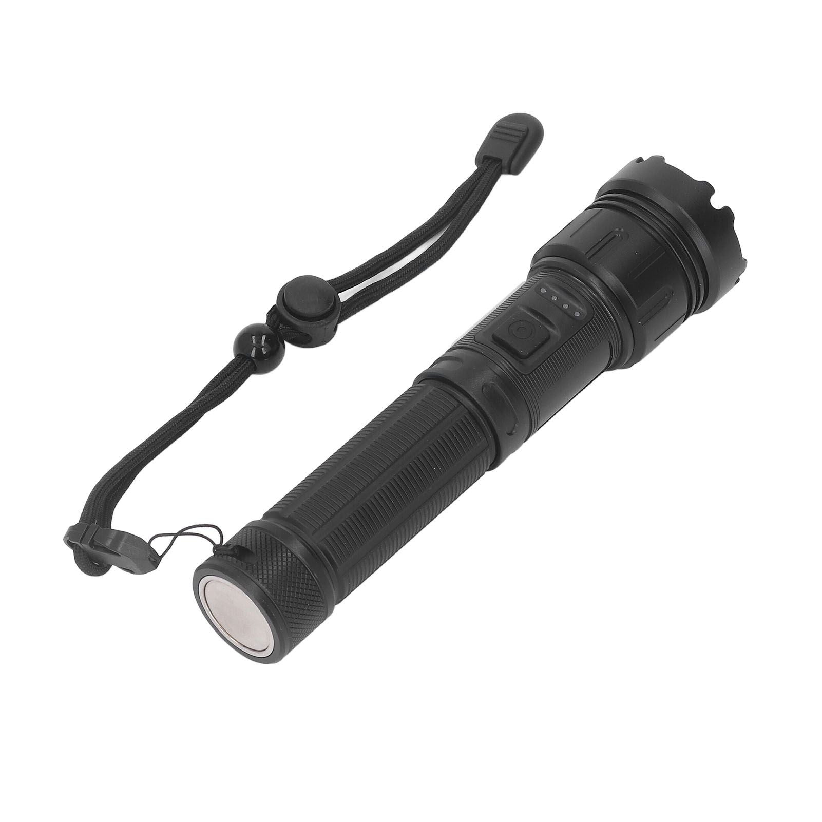 LED Flashlight 8000LM 1500m Range Super Bright Flashlight Aluminum LED Zoom Flashlight with Multiple Lighting Modes