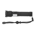 LED Flashlight 8000LM 1500m Range Super Bright Flashlight Aluminum LED Zoom Flashlight with Multiple Lighting Modes