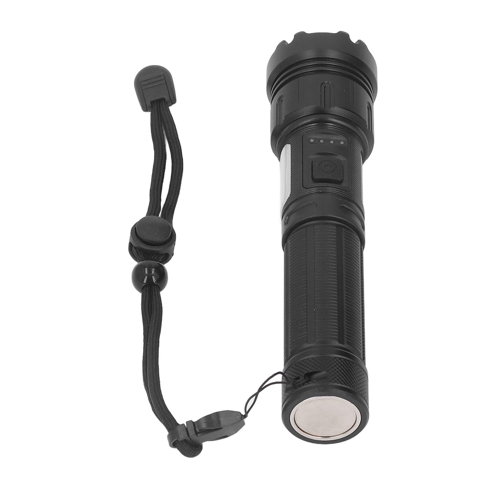 LED Flashlight 8000LM 1500m Range Super Bright Flashlight Aluminum LED Zoom Flashlight with Multiple Lighting Modes