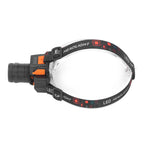 Head Lamp USB Rechargeable 3 Light Modes LED Lens 1500lm Head Flashlight for Emergency Camping Fishing