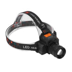Head Lamp USB Rechargeable 3 Light Modes LED Lens 1500lm Head Flashlight for Emergency Camping Fishing