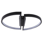 Semicircle Ceiling Light Semicircle Design Simple Style Warm Light Durable Metal LED Ceiling Light for Bedroom Kitchen