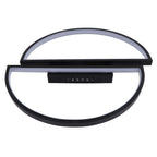 Semicircle Ceiling Light Semicircle Design Simple Style Warm Light Durable Metal LED Ceiling Light for Bedroom Kitchen