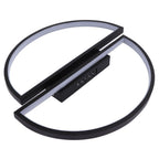 Semicircle Ceiling Light Semicircle Design Simple Style Warm Light Durable Metal LED Ceiling Light for Bedroom Kitchen