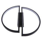 Semicircle Ceiling Light Semicircle Design Simple Style Warm Light Durable Metal LED Ceiling Light for Bedroom Kitchen
