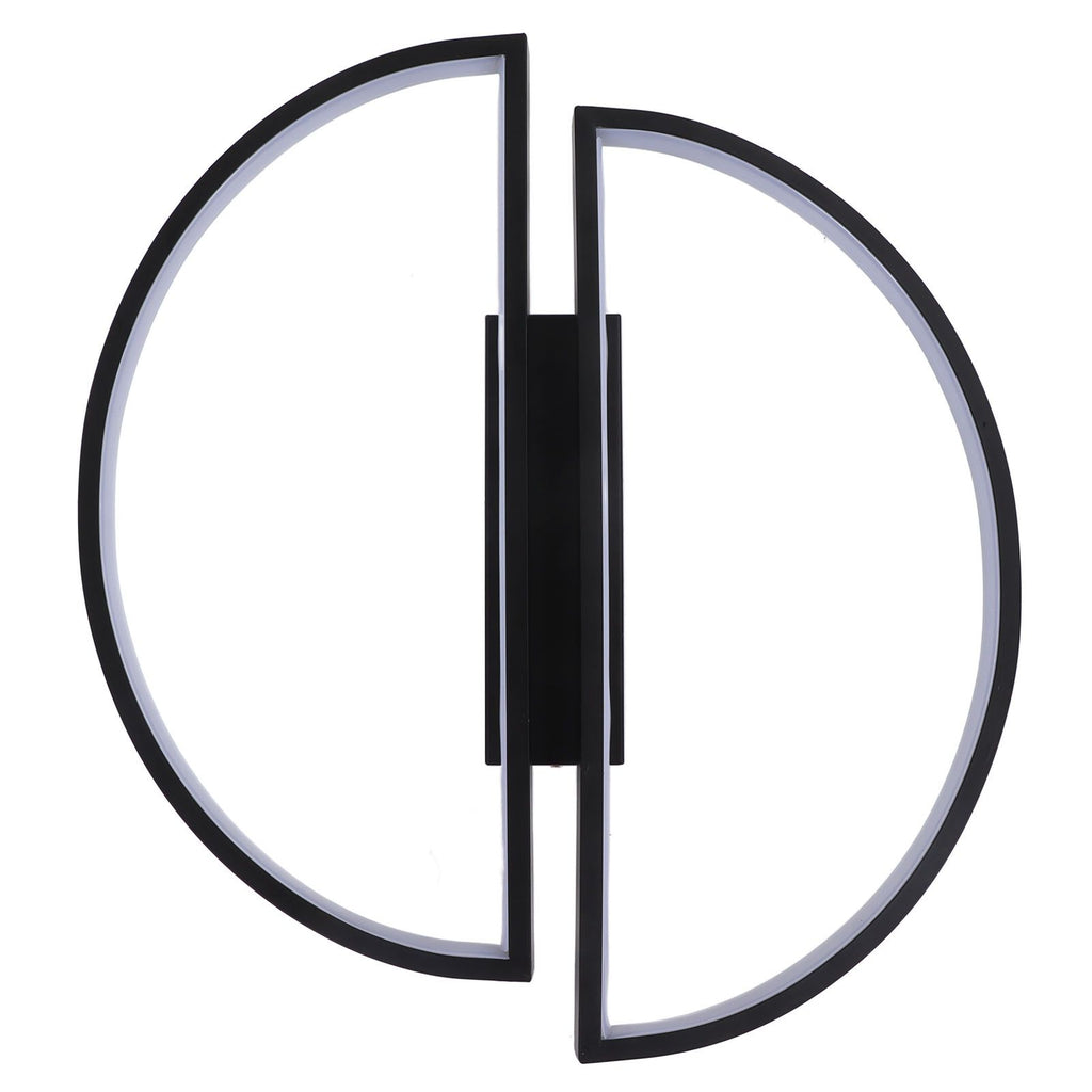 Semicircle Ceiling Light Semicircle Design Simple Style Warm Light Durable Metal LED Ceiling Light for Bedroom Kitchen