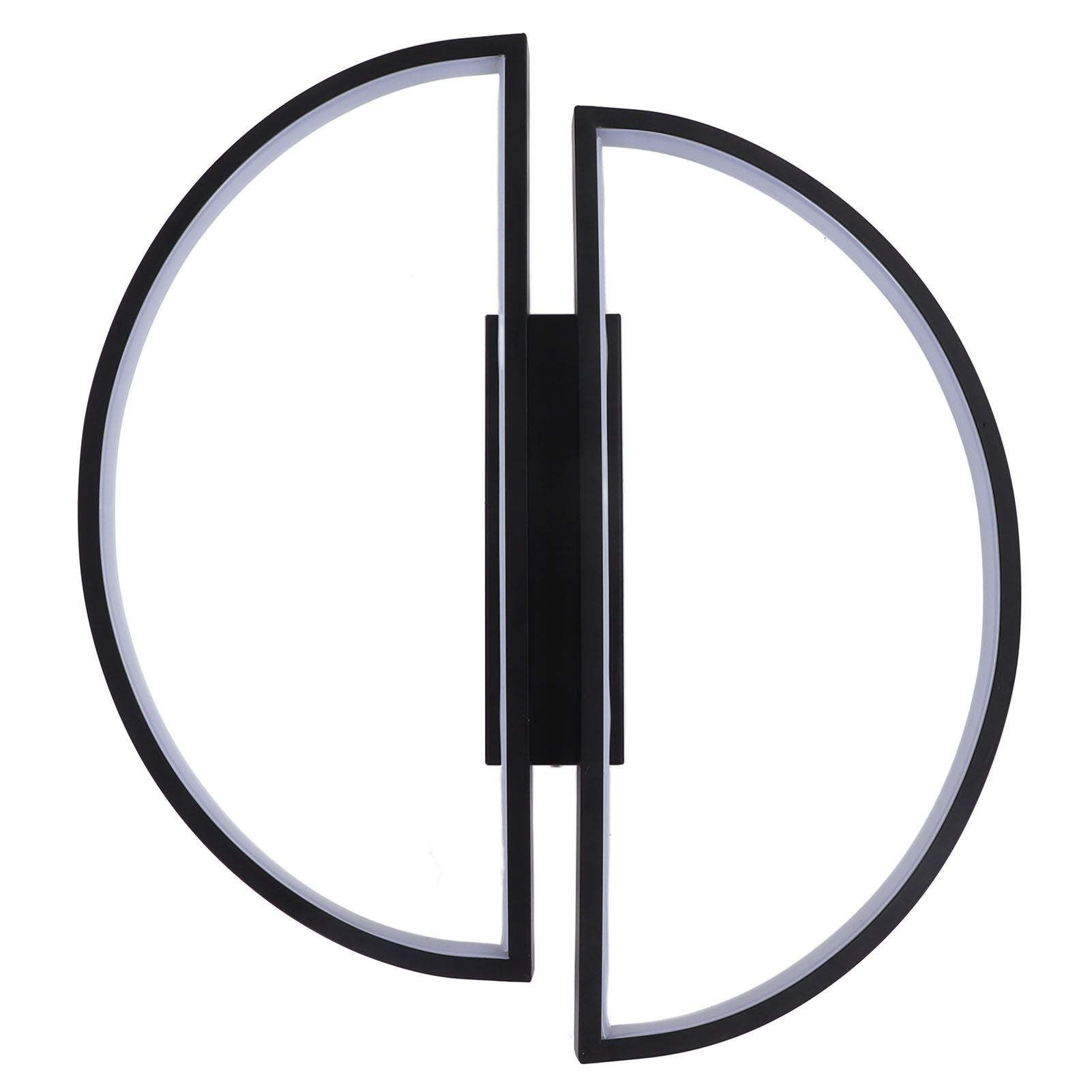 Semicircle Ceiling Light Semicircle Design Simple Style Warm Light Durable Metal LED Ceiling Light for Bedroom Kitchen