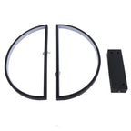 Semicircle Ceiling Light Semicircle Design Simple Style Warm Light Durable Metal LED Ceiling Light for Bedroom Kitchen