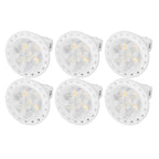 6pcs Brightness Dimming LED Spot Light Bulbs 360LM MR11 LED Landscape Track Light with Ceramic GU4 Base 110V 4W Warm Light 3000K