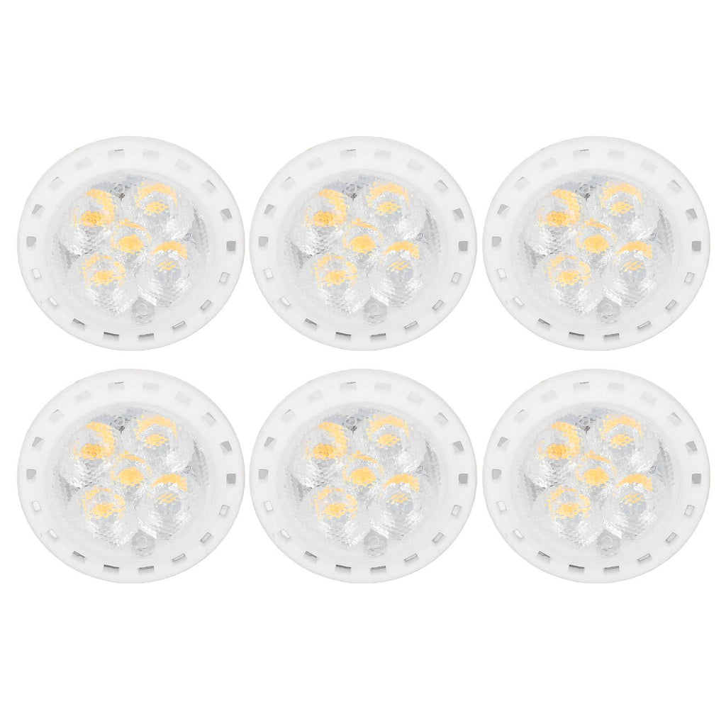 6pcs Brightness Dimming LED Spot Light Bulbs 360LM MR11 LED Landscape Track Light with Ceramic GU4 Base 110V 4W Warm Light 3000K
