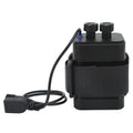 Battery Charge Case Box ABS Waterproof 8.4V for 6pcs 18650 Lithium Batteries USB DC Two Ports with Cable for Outdoor Traveling Camping
