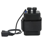 Battery Charge Case Box ABS Waterproof 8.4V for 6pcs 18650 Lithium Batteries USB DC Two Ports with Cable for Outdoor Traveling Camping