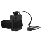 Battery Charge Case Box ABS Waterproof 8.4V for 6pcs 18650 Lithium Batteries USB DC Two Ports with Cable for Outdoor Traveling Camping