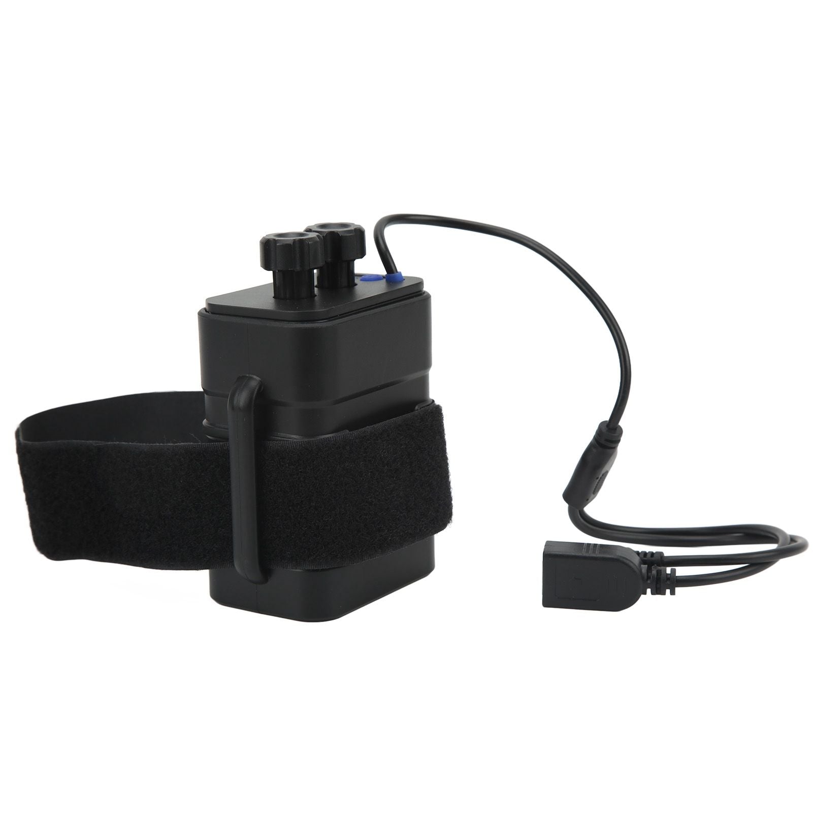 Battery Charge Case Box ABS Waterproof 8.4V for 6pcs 18650 Lithium Batteries USB DC Two Ports with Cable for Outdoor Traveling Camping